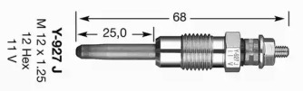 Свеча накаливания NGK 4916